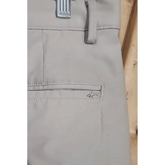 Greg Norman Chino Pants Performance Golf Golfer Shark Casual Lightweight 32 X 32 - Picture 4 of 6